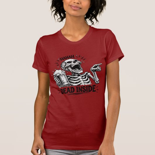 Dode Binnenkant Skelet T-shirt (Voorkant)