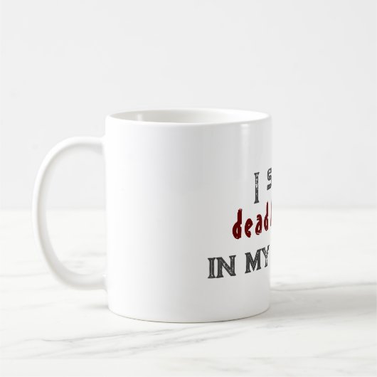 Dode bonen witte Halloween koffie Mok (Links)