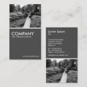 Dode boom - 70-pc grijs visitekaartje (Voorkant / Achterkant)