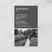 Dode boom - 70-pc grijs visitekaartje (Achterkant)