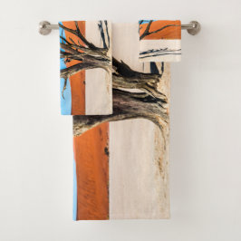 Dode boom in Deadvlei, Namibië Bad Handdoek