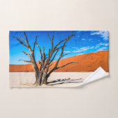 Dode boom in Deadvlei, Namibië Bad Handdoek (Handdoek)