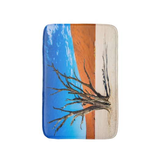 Dode boom in Deadvlei, Namibië Badmat (Voorkant Verticaal)