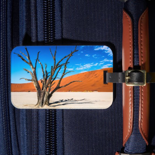Dode boom in Deadvlei, Namibië Bagagelabel (Voorkant Insitu 4)