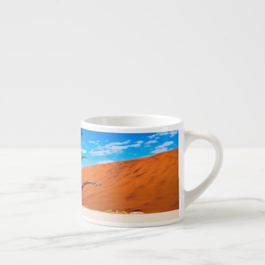 Dode boom in Deadvlei, Namibië Espresso Kop (Rechts)