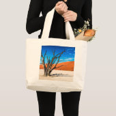 Dode boom in Deadvlei, Namibië Grote Tote Bag (Voorkant (product))