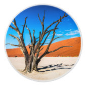 Dode boom in Deadvlei, Namibië Keramische Knop (Voorkant)
