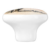 Dode boom in Deadvlei, Namibië Keramische Knop (Zijkant)