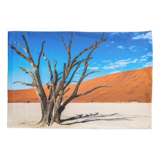 Dode boom in Deadvlei, Namibië Kussensloop (Achterkant)