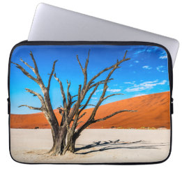 Dode boom in Deadvlei, Namibië Laptop Sleeve