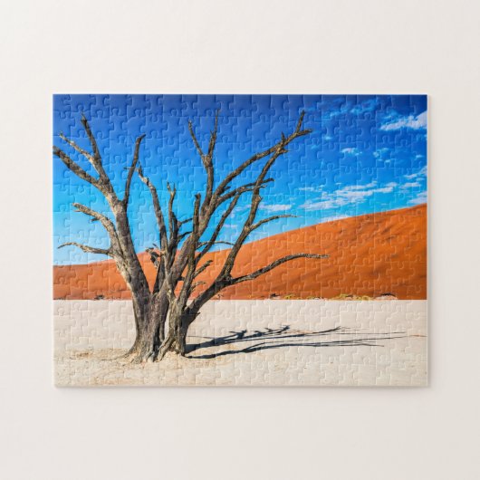 Dode boom in Deadvlei, Namibië Legpuzzel (Horizontaal)