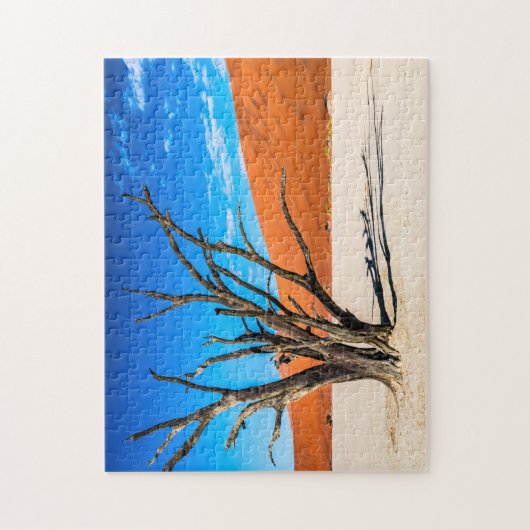 Dode boom in Deadvlei, Namibië Legpuzzel (Verticaal)
