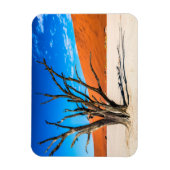 Dode boom in Deadvlei, Namibië Magneet (Verticaal)