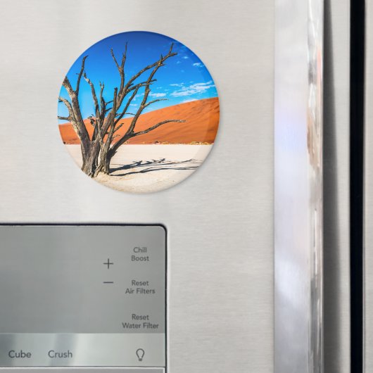Dode boom in Deadvlei, Namibië Magneet (Insitu (Koelkast))