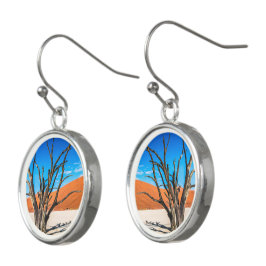 Dode boom in Deadvlei, Namibië Oorringen