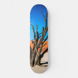 Dode boom in Deadvlei, Namibië Persoonlijk Skateboard