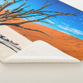 Dode boom in Deadvlei, Namibië Sherpa Deken (3/4)