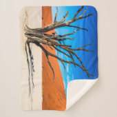 Dode boom in Deadvlei, Namibië Sherpa Deken (Voorkant)