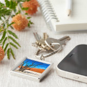 Dode boom in Deadvlei, Namibië Sleutelhanger (Zijkant)