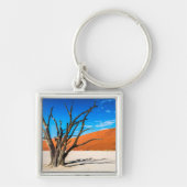 Dode boom in Deadvlei, Namibië Sleutelhanger (Voorkant)
