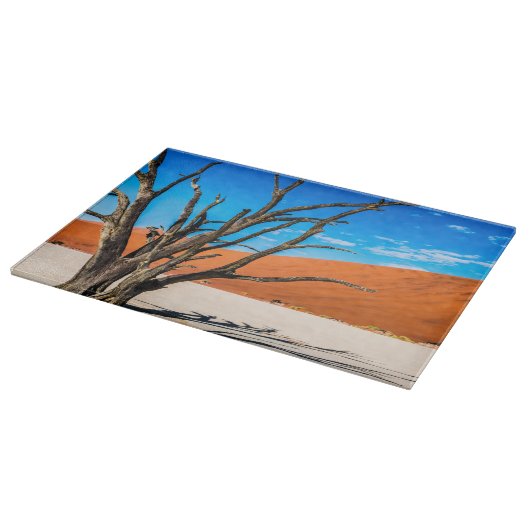 Dode boom in Deadvlei, Namibië Snijplank (Hoek)