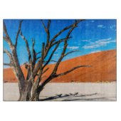 Dode boom in Deadvlei, Namibië Snijplank (Voorkant)