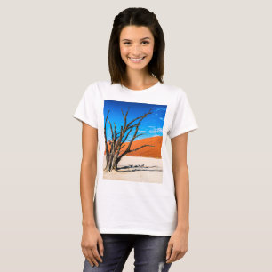 Dode boom in Deadvlei, Namibië T-shirt