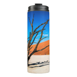 Dode boom in Deadvlei, Namibië Thermosbeker