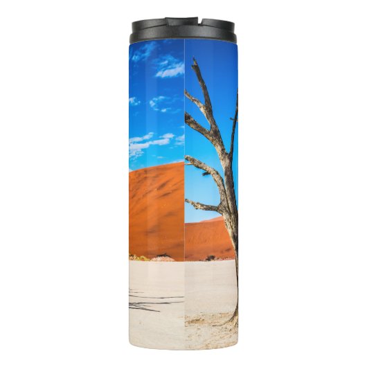 Dode boom in Deadvlei, Namibië Thermosbeker (Achterkant)
