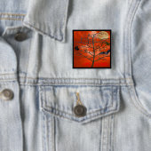 Dode boom onder een Oranje Scary Sky Button (In situ)