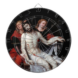 Dode Christus Gesteund door Twee Angels (Ribalta) Dartbord