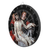Dode Christus Gesteund door Twee Angels (Ribalta) Dartbord (Voorkant Rechts)