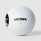 Dode Christus Gesteund door Twee Angels (Ribalta) Golfballen (Logo)