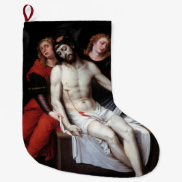 Dode Christus Gesteund door Twee Angels (Ribalta) Grote Kerstsok