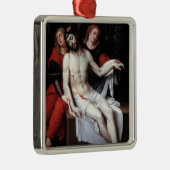 Dode Christus Gesteund door Twee Angels (Ribalta) Metalen Ornament (Rechts)