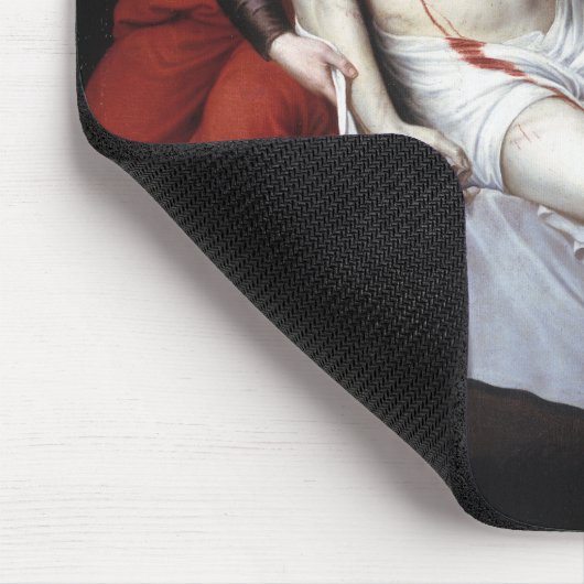 Dode Christus Gesteund door Twee Angels (Ribalta) Muismat (Hoek)