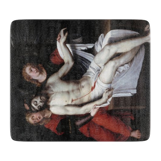 Dode Christus Gesteund door Twee Angels (Ribalta) Snijplank (Voorkant)