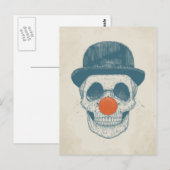 Dode clown briefkaart (Voorkant / Achterkant)