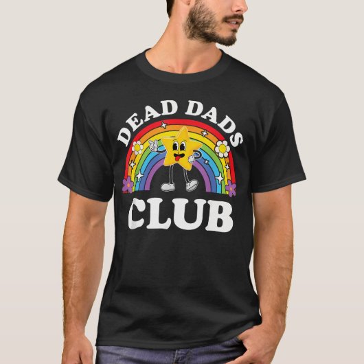 Dode Dads Club Grappig Ongepast Cringe T-shirt (Voorkant)