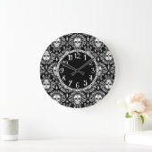Dode Damask - Chic Sugar Skulls Grote Klok (Huis)