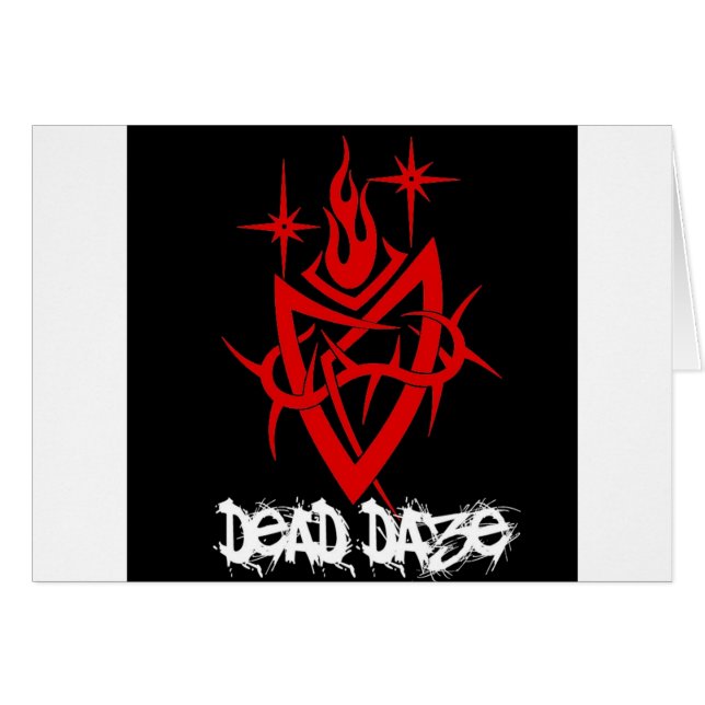 Dode Daze Tribale Hart (Voorkant Horizontaal)