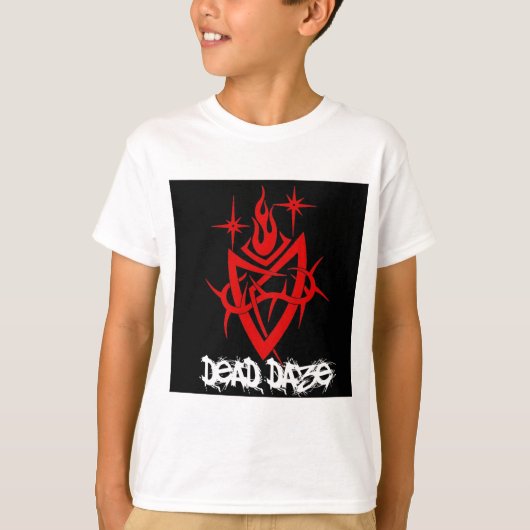 Dode Daze Tribale Hart T-shirt (Voorkant)