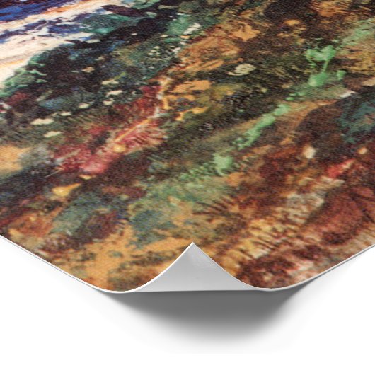 Dode dichter die door een Centaur (Zonsondergang)  Poster (Hoek)