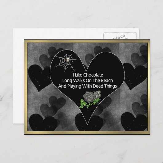 Dode dingen briefkaart (Voorkant / Achterkant)