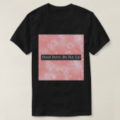 Dode dove eet niet t-shirt (Design voorkant)
