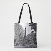 Dode EIFFELTOREN Tote Bag (Voorkant)