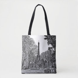 Dode EIFFELTOREN Tote Bag