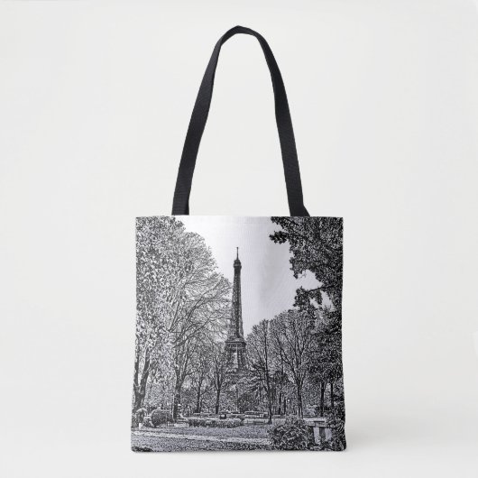 Dode EIFFELTOREN Tote Bag (Voorkant)