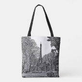 Dode EIFFELTOREN Tote Bag (Achterkant)