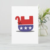 DODE Elephant GOP Kaart (Staand voorkant)